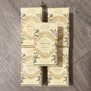 Panier Des Sens Verveine Vegetable Soap - Set of 5